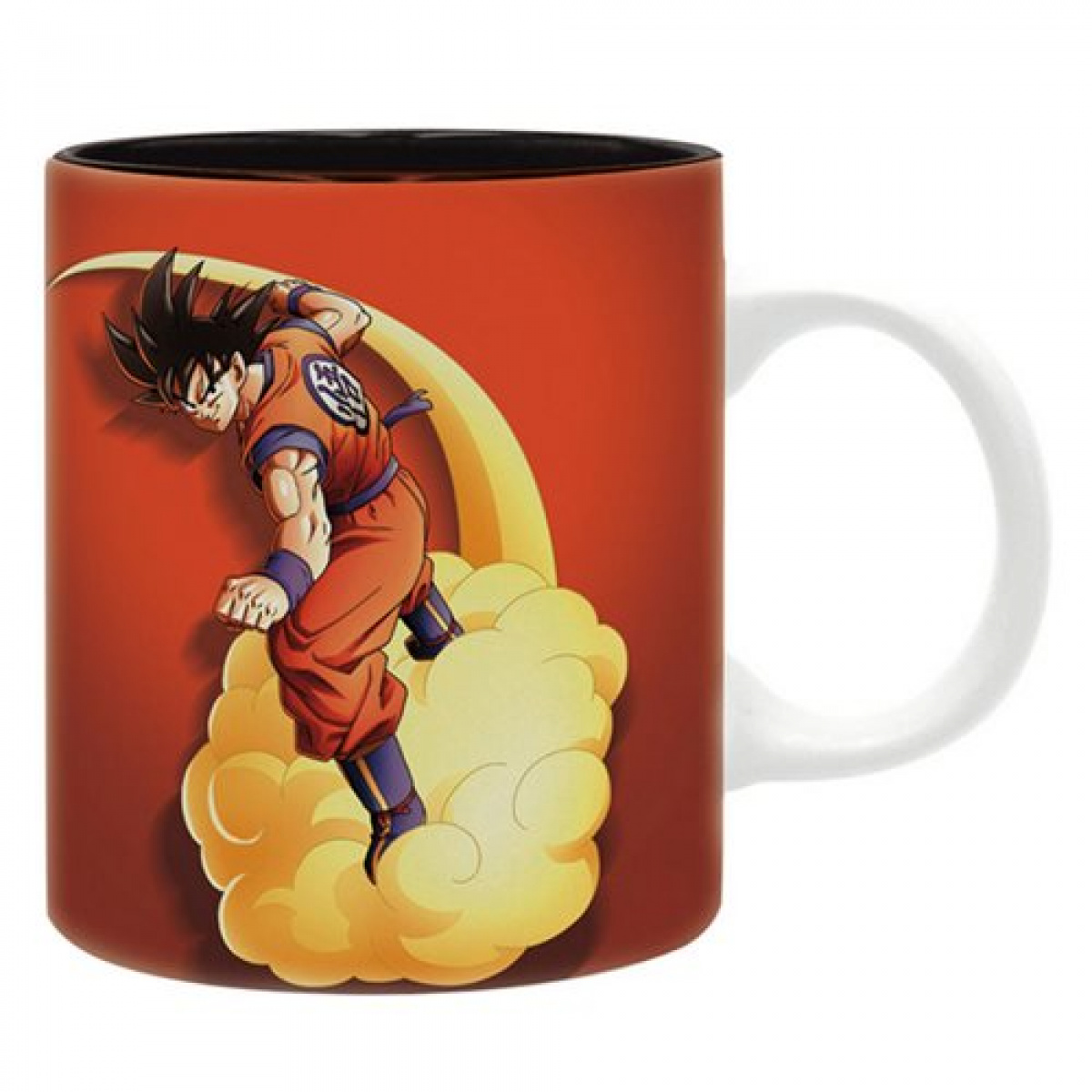 Shop Dragon Ball Z Kakarot: Goku Flying on Nimbus Cloud Mug anime