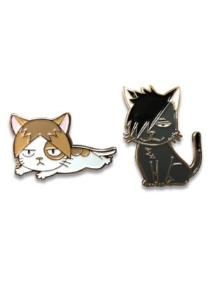 Shop Haikyu!! Kuroo Cat & Kozume Cat Pins anime