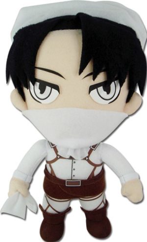 Shop Attack On Titan Levi in Cleaning Uniform 8″ Plush anime