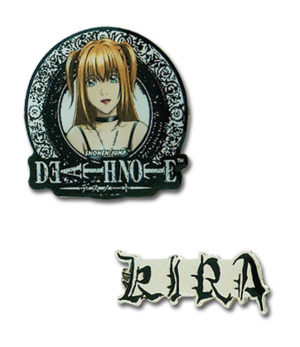 Shop Death Note Misa & Kira Metal Pin Set anime
