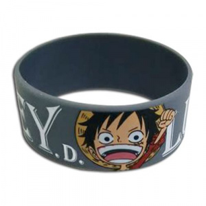 Shop One Piece Monkey D. Luffy PVC Wristband Bracelet anime