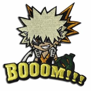 Shop My Hero Academia – Bakugo Boom!! Embroidered Patch anime