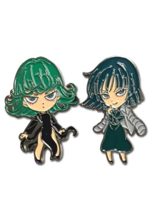 Shop One Punch Man Tornado and Blizzard Rider Pin Set anime