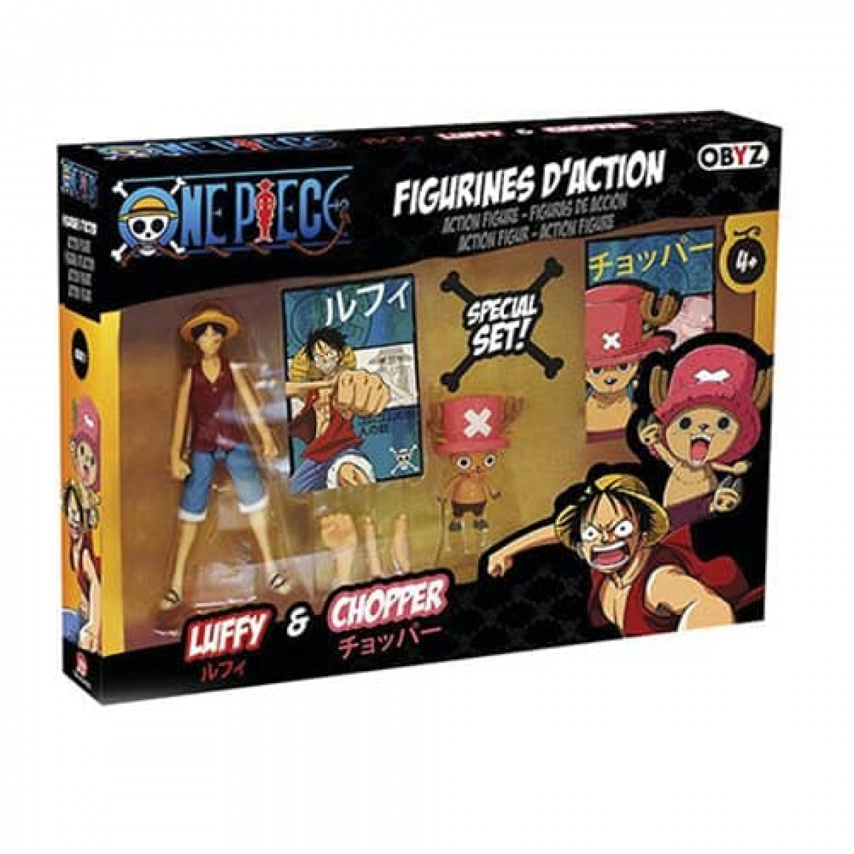 Shop One Piece Luffy and Chopper 5″ Action Figure Set anime