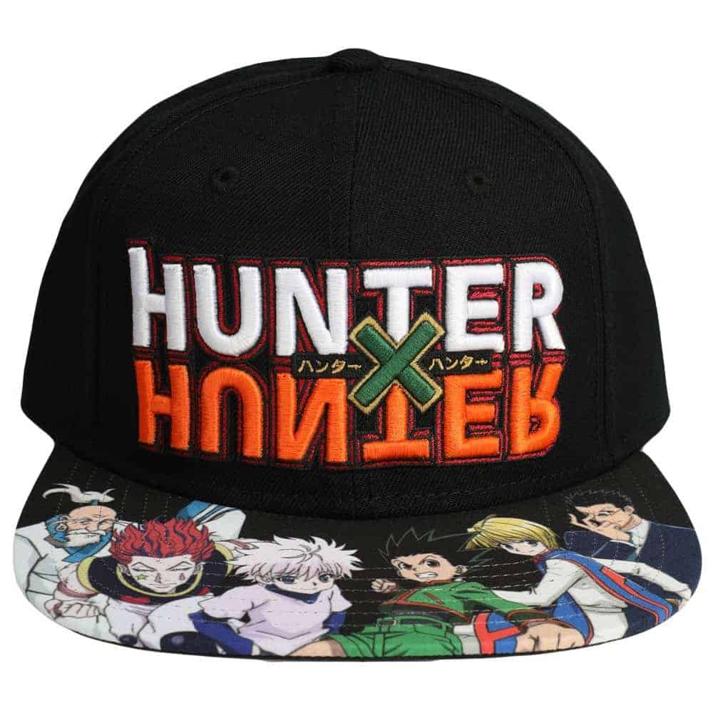 Shop Hunter X Hunter Logo Flat Bill Snapback Hat anime 4