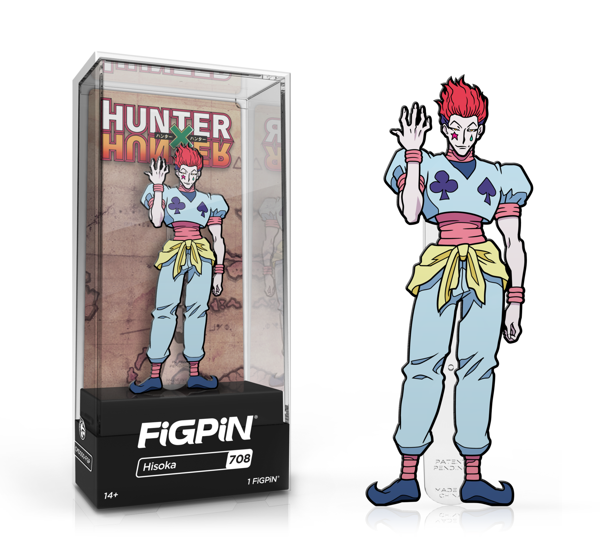Shop Hunter X Hunter Hisoka Morrow FiGPiN Classic Enamel Pin anime